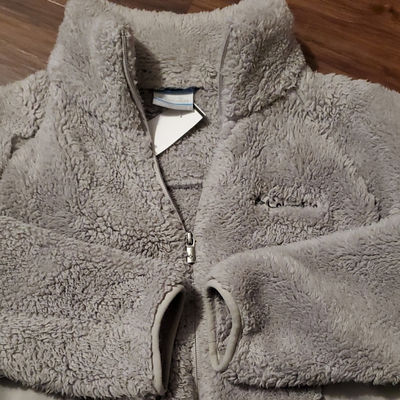 Columbia Gray Fleece Jacket - Picture 3 of 6